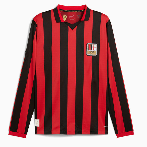 AC Milan 125th Anniversary Men's Long Sleeve Authentic Jersey